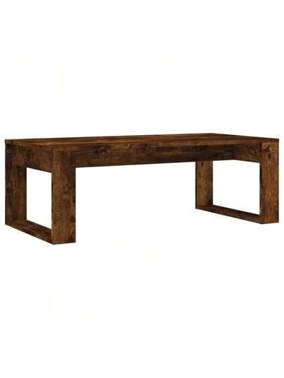VidaXL Coffee Tafel 102x50x35 Cm Processed Wood Smoked Oak view 6