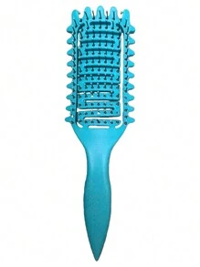 1PC New Curl Defining Vented HairBrush,Shaping & Defining Curls For Women, Curly Hair Styling Brush For Combing And Shaping,Reduce Pulling And Curl Separation For Defined Curls - Multicolor - View 7