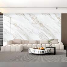 1Roll 3D Thick Glossy Marble Wall Panels, Size 23.62*110.24in, Removable Peel And Stick Stickers, Home Crash-Proof, High-Temperature Resistant, Waterproof, Anti-Fouling Wall Sticker, Suitable For Bedroom, Living Room, Dining Room, Bathroom, Entrance, Front Desk, Meeting Room, Office, Home/Commercial Premises Decoration Renovation, Easy To Cut And Install - Multicolor - View 5