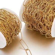 1米304不锈钢欧美时尚简约大链电镀18K手工链DIY饰品配件项链手链 - 鏈條 - 查看 3