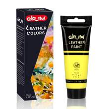 Peinture acrylique pour cuir pour la peinture de chaussures - 12 couleurs de peinture pour cuir pour la décoration de sacs et de portefeuilles, l'entretien des vestes en cuir, les artisanats DIY et la personnalisation de projets en cuir, (75 ml, 2,5 oz), 12 couleurs de peinture acrylique pour cuir, 12 ml (0,4 oz), 18/36 couleurs de peinture acrylique pour cuir, 30 ml (1,01 oz)