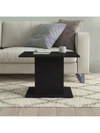 VidaXL Coffee Tafel 55.5x55.5x40 Cm Processed Wood Zwart view 4