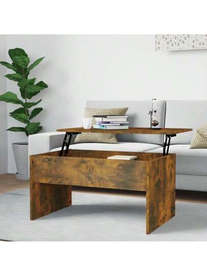 VidaXL Coffee Tafel 80x50.5x41.5 Cm Processed Wood Smoked Oak