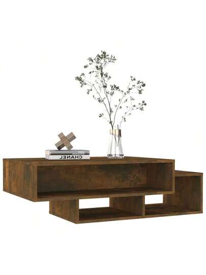 VidaXL Coffee Tafel 105x55x32 Cm Processed Wood Smoked Oak view 3