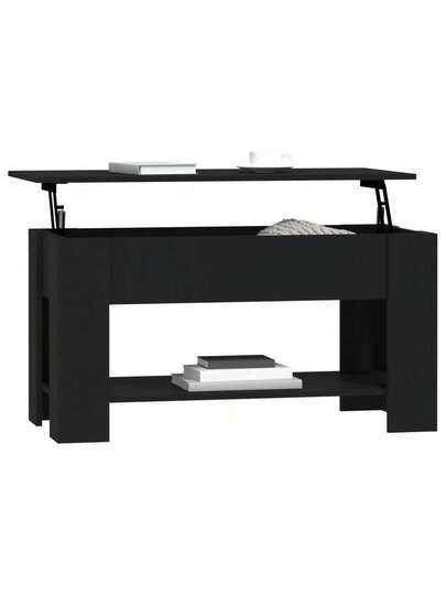 VidaXL Coffee Tafel 101x49x52 Cm Processed Wood Zwart view 7