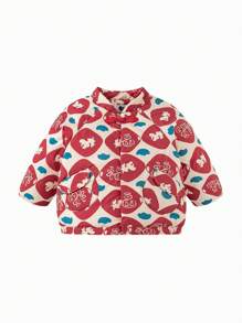 mini bala Mini Bala Baby Girl' Winter Katoenen Jas, Nieuwjaar Waterbestendige Buitenkleding