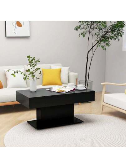 VidaXL Coffee Tafel 96x50x45 Cm Processed Wood Zwart