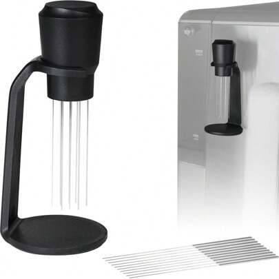 Upgraded WDT Tool With Strong Magnets, Suitable For Breville Barista Espresso Machines, Includes 10 Replacement Needles, Espresso Distribution Tool, Espresso Accessories, Espresso Distributor Back To School