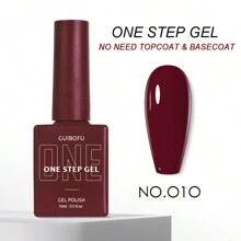 3-in-1 Gel in einem Schritt (ohne Top- und Basislack erforderlich) 27 Farben Serie 15ml Gel-Nagellack Set mit Herbstglanz Finish, halbpermanent, Glitzer, Pailletten Nagellack Set Kit, Softening UV-Lack für Maniküre, Nageldesign, einfarbig in einer Flasche