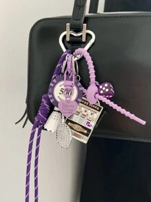 1pc Slot Machines Bag-Charm,Bag Ornament. Mountaineering Rope Keychain Gift For Girls Phone Pendant Toy Gift Decorate Collection Accessories Can Be Given To Family Friends Boyfriends And Girlfriends Couples Gifts Y2K Thanksgiving