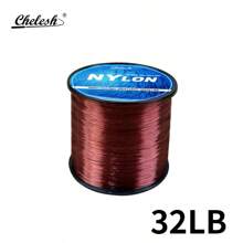Chelesh 546 码/500 米高强度单丝钓鱼线，有多种颜色和磅数可供选择，适用于淡水、咸水、海钓，非常适合长距离和编织，也适用于悬挂饰品和工艺品、圣诞装饰品