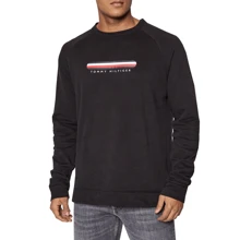 Tommy Hilfiger TRACK TOP - Black - View 1