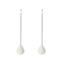 Cepillo de botella de mango largo multiusos - Silicona suave, reutilizable para contenedores de boca estrecha, termos deportivos de vacío, tazas y cristalería - Herramienta de limpieza de cocina esencial, conjunto de cepillos para botellas - Blanco - Ver 9