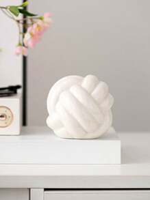 1pc Resin Spherical Decorative Ornament, Creative Luxury Style, Suitable For Desk, Office, Home Decor, Birthday Gift - Multicolor - View 1