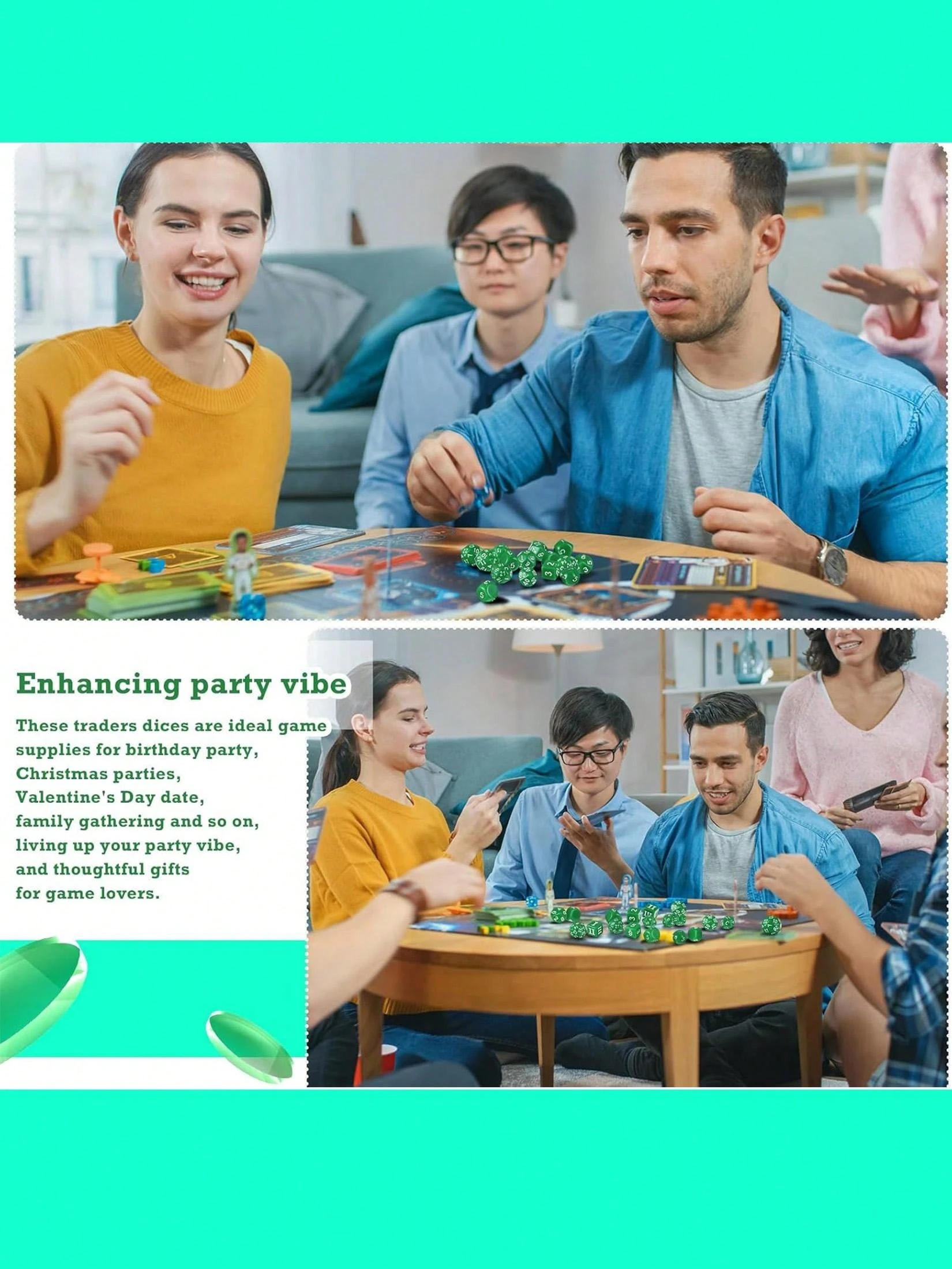 Dés Dnd 42 Dés Polyédriques Pour Jeux De Rôle - 7 Sets Colorés + Sacs En Velours Dnd Dice