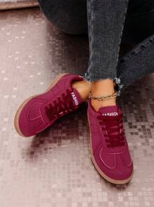 Women's Suede Leather Multi-Function Fashion Casual Flat Non-Slip Lace-Up Round Toe Rubber Sole Vintage Casual Sneakers, Comfortable Flat Everyday Wear