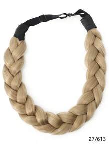 Elegant Adjustable Fishbone Hair Braid Headband - Synthetic Hair Accessory For Women Girl, Perfect For Parties & Everyday Wear - Multicolor - View 16