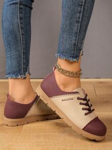 Fashion Casual Outdoor Non-Slip Flat Sneakers For Women, Spring/Autumn