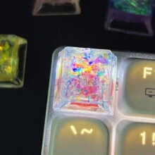 1pc Teclas de teclado mecânico coloridas, perfil OEM R4, material ABS, substituição de tecla ESC, acessório de computador DIY fofo presente