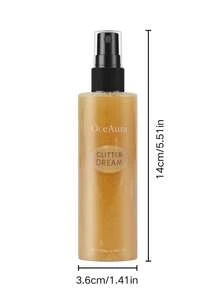 MSFLIBNH 1/2/4PCS 80/100ml 身体闪光喷雾，速干持久高光粉喷雾，适合圣诞化妆派对和其他节日狂欢节，适合所有肤色和肤质，轻度遮瑕，闪光效果，送给妈妈的礼物 - 彩色 - 查看 9