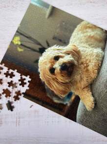 1pc Custom 1000pcs Photo Puzzle, Puzzle From Picture Gift, Personalized Puzzle, 100-1000 Pieces Personalized Puzzle, Family Photo Puzzle Gifts Birthday Graduation - Multicolor - View 5