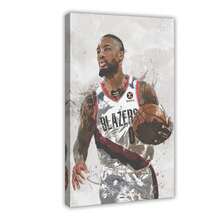 Damian Lillard 4 Canvas Poster Wall Art Bedroom Decor Living Room Decoration Gift - Frame - View 1