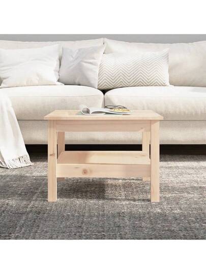 VidaXL Coffee Tafel 55x55x40 Cm Solid Pine Wood view 4