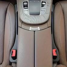 2 piezas, Organizador de espacio entre asientos de coche, Caja de almacenamiento de suministros para coche, Tapón a prueba de fugas para el asiento del coche, Relleno protector para el espacio entre el asiento del coche - Diseño de doble ranura que puede sostener llaves, teléfonos móviles, tarjetas y monedas, regalo para mujeres - Multicolor - Ver 6