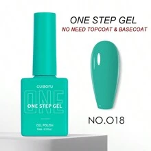 3-in-1 Gel in einem Schritt (ohne Top- und Basislack erforderlich) 27 Farben Serie 15ml Gel-Nagellack Set mit Herbstglanz Finish, halbpermanent, Glitzer, Pailletten Nagellack Set Kit, Softening UV-Lack für Maniküre, Nageldesign, einfarbig in einer Flasche