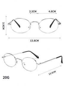 1 Brillen mit minimalistischem Stil, dünnem Metallrahmen und mehreren Mustern, schmeichelnde kleine quadratische/runde Gläser für Büro und Alltag, unisex