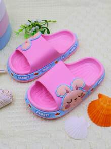 Girls' Fashion Slippers Cute Rabbit Baby Slippers Summer Sandals Adorable Princess Slippers Soft & Comfortable Children Slippers