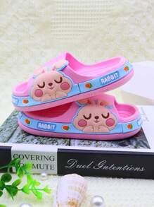 Girls' Fashion Slippers Cute Rabbit Baby Slippers Summer Sandals Adorable Princess Slippers Soft & Comfortable Children Slippers