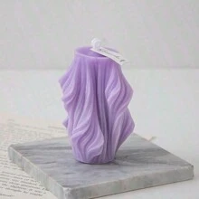 1 Stück kreative geometrische Aromatherapie-Kerze, nordische Wellen Kerze Dekoration, Sojawachsmaterial, geeignet für Heimdekoration, Tischdekoration, Raumdüfte, Fotoprops, Geschenke für Freunde und Familie, Geschenke, Urlaubsgeschenke, Aromatherapie-Kerze, Vier-Jahreszeiten-Kerze, Kerzen Dekoration - Verschiedenfarbig - Übersicht 17