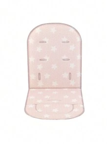 1pc Thick Cartoon Baby Stroller Seat Cushion, Abrasion-Resistant, Suitable For Daily Stroller Use