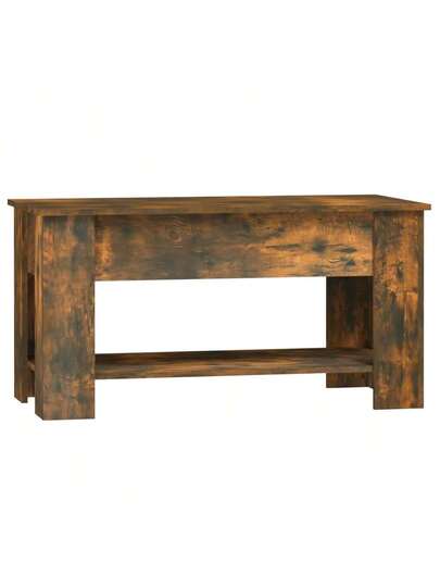 VidaXL Coffee Tafel 101x49x52 Cm Processed Wood Smoked Oak view 3