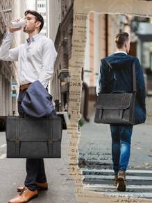 NEWHEY Torba kurierska dla mężczyzn 15,6 cala, skórzana, wodoodporna, aktówka na laptopa, duża torba na laptopa, skórzana torba na ramię, torba na ramię w stylu retro, torba podróżna, biznesowa, studencka, męska, prezent dla mężczyzn, wakacje świąteczne, niezbędne rzeczy na zimę, prezenty dla taty, prezenty dla chłopaka, walentynki, niezbędne rzeczy na święta, naklejki, torby, letnie prezenty walentynkowe, prezenty walentynkowe dla mężczyzn, torba szkolna na laptopa w stylu vintage, torba na prezent, pakiet toreb, torby vintage na wiosnę