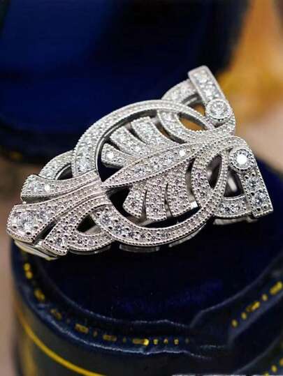 1枚复古高端精致胸针，西装翻领别针，领带夹，领饰，女士日常派对装饰，时尚饰品，闺蜜礼物，服装配饰别针，适合装饰衣服、包包、背包，适合学校、办公室、衬衫、外套、圣诞节、万圣节等各种场合，可爱有趣，教师礼物