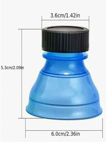 6pcs/Set Reusable Drink Can Toppers, Beverage Covers Spill Proof Lids - Multicolor - View 7