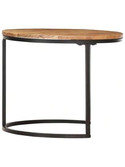 VidaXL Piece Tafel Set Solid Acacia Wood view 5