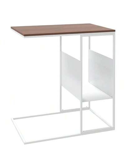 VidaXL Side Tafel 55x36x59.5 Cm Processed Wood Wit view 5