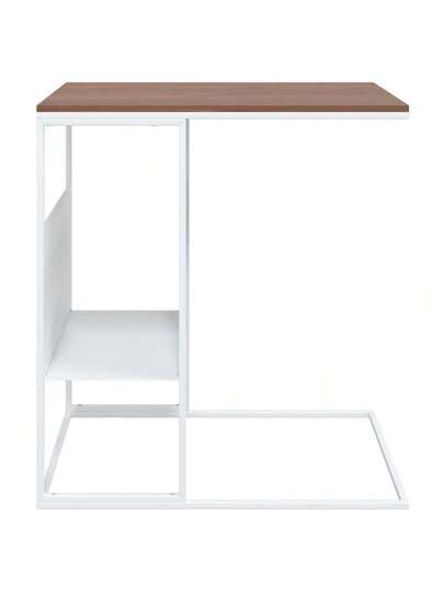 VidaXL Side Tafel 55x36x59.5 Cm Processed Wood Wit view 3