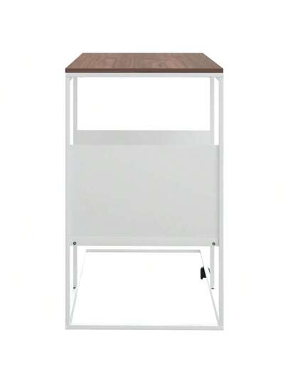 VidaXL Side Tafel 55x36x59.5 Cm Processed Wood Wit view 4