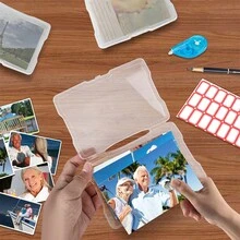 Photo Storage Box 1600 6 X 4 Picture Album Organizer Photograph Container Case - Transparent - View 11