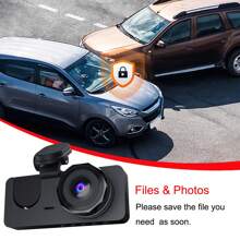 1pc,Dash Cam Front And Inside,Dash Camera For Cars, 1080P FHD DVR Car Dashboard Camera ,With Loop Recording,2 Inch Display,Not Included SD Card