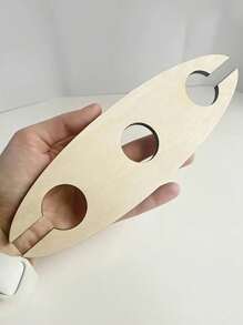 1pc Wooden Creative Wine Rack, Personalized Wooden Crafts, Wooden Wine Rack, Restaurant Bar KTV Fashion Wine Rack, Bar Supplies, Wedding Gifts For Guests, Party Gifts, Valentine's Day Gift, Party, Birthday Recoration, For Outdoor, Camping