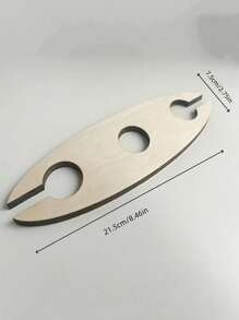 1pc Wooden Creative Wine Rack, Personalized Wooden Crafts, Wooden Wine Rack, Restaurant Bar KTV Fashion Wine Rack, Bar Supplies, Wedding Gifts For Guests, Party Gifts, Valentine's Day Gift, Party, Birthday Recoration, For Outdoor, Camping