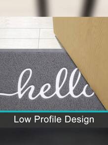 All-Weather Quick-Drying PVC Door Mat - Waterproof, Easy To Clean, Suitable For Indoor/Outdoor Entrances And Courtyards, Non-Slip, Durable, Suitable For High-Traffic Areas