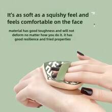 1/2/5/6/10pcs Hydrophilic Polyurethane Makeup Sponge Set, Cotton Soft Powder Puff, Suitable For Face, Foundation And Concealer Blending Tool, Multi-Functional Dry/Wet Use, Unisex
