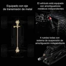 Coche De Carreras Todoterreno Con Control Remoto 1:16 O Más, Con una excelente calidad, una batería de larga duración y un diseño elegante, es la opción de regalo más perfecta para los niños. - Rojo - Ver 4