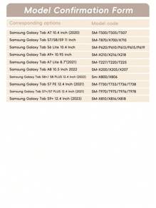 大理石纹平板电脑保护壳，兼容 iPad 9.7/10.2/10.5/10.9/12.9/Pro 11、第 10 代，兼容三星 Galaxy Tab S6 Lite 10.4 英寸，兼容 Tab，柔软防摔保护，智能支架/自动唤醒/睡眠 - 彩色 - 查看 9